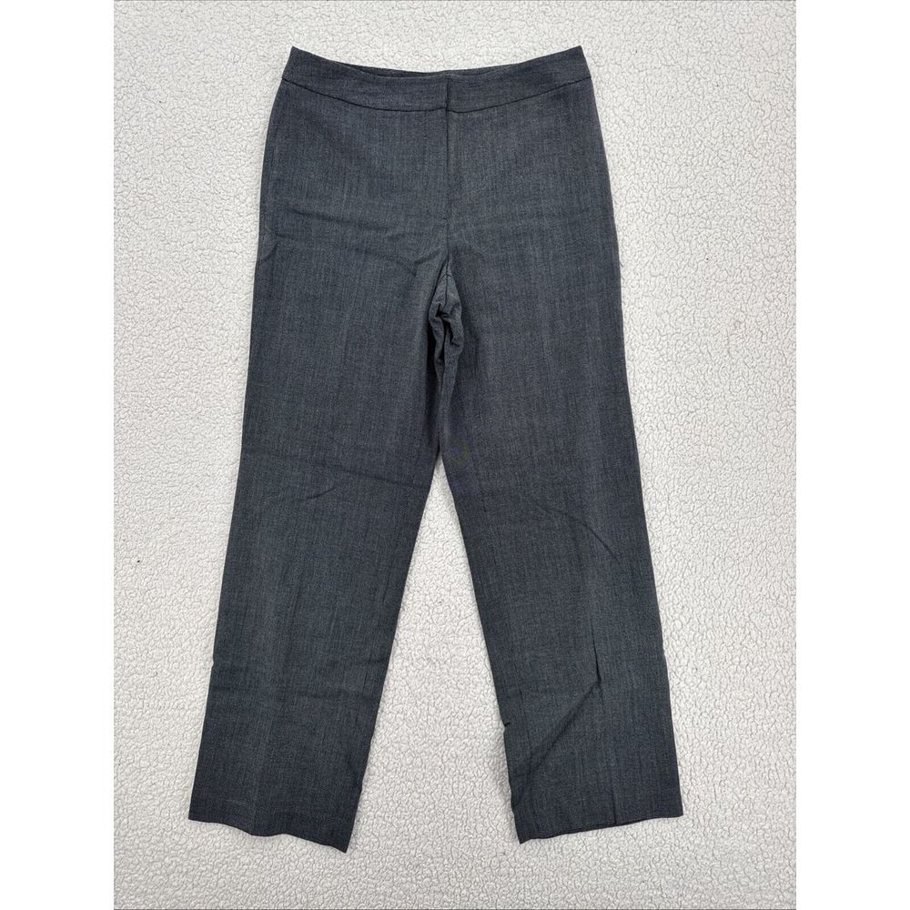 Rafaella Dress Pants Women Size 10‎ Black White Dot Pattern Stretch Career